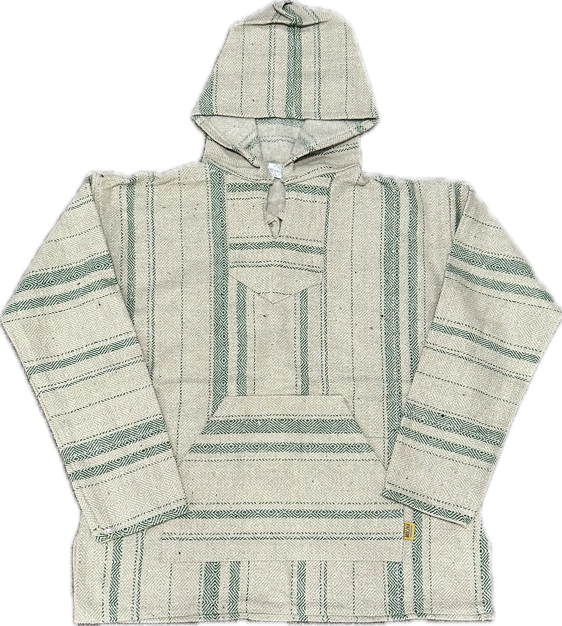 Baja Hoodie - Tan/Green
