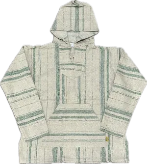 Baja Hoodie - Tan/Green