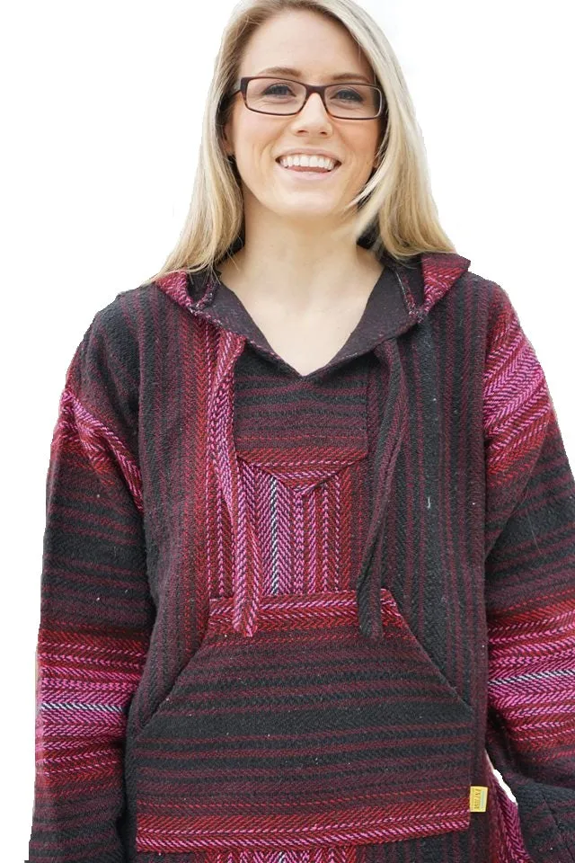 Baja Hoodie - Wine Fade