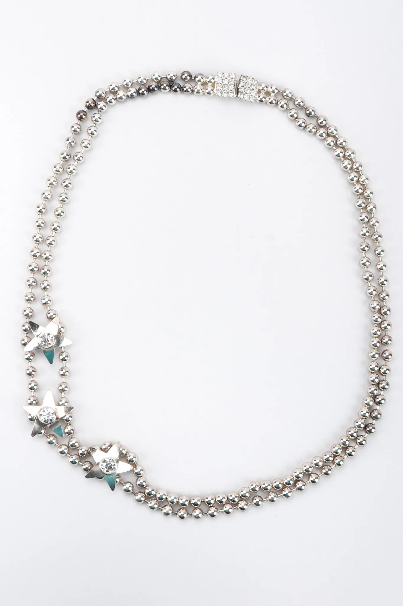 Ball Chain Star Necklace