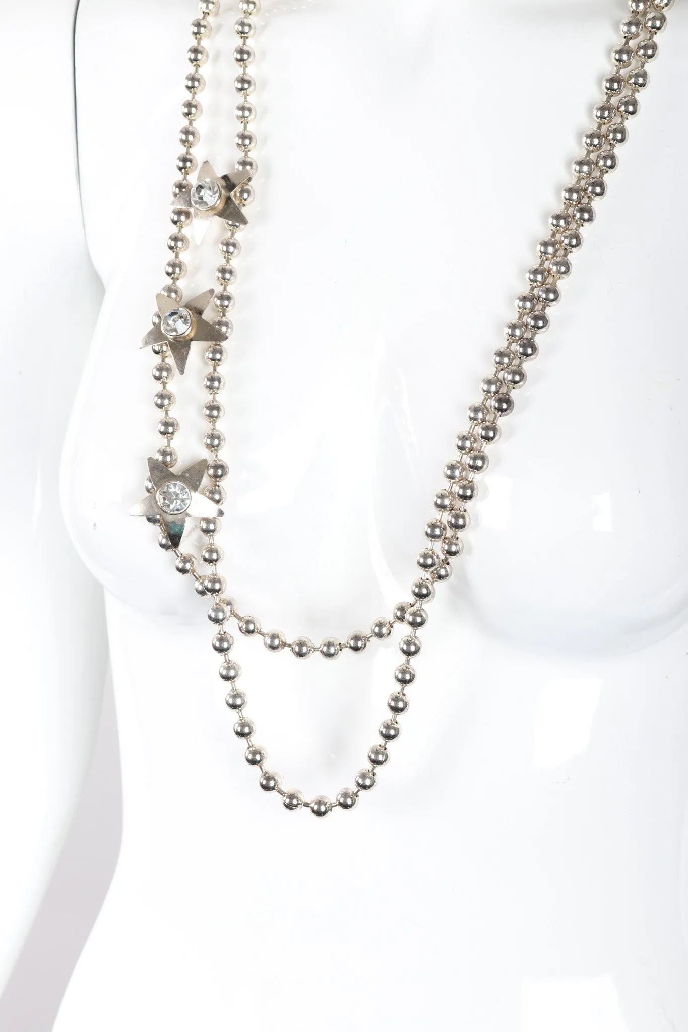 Ball Chain Star Necklace