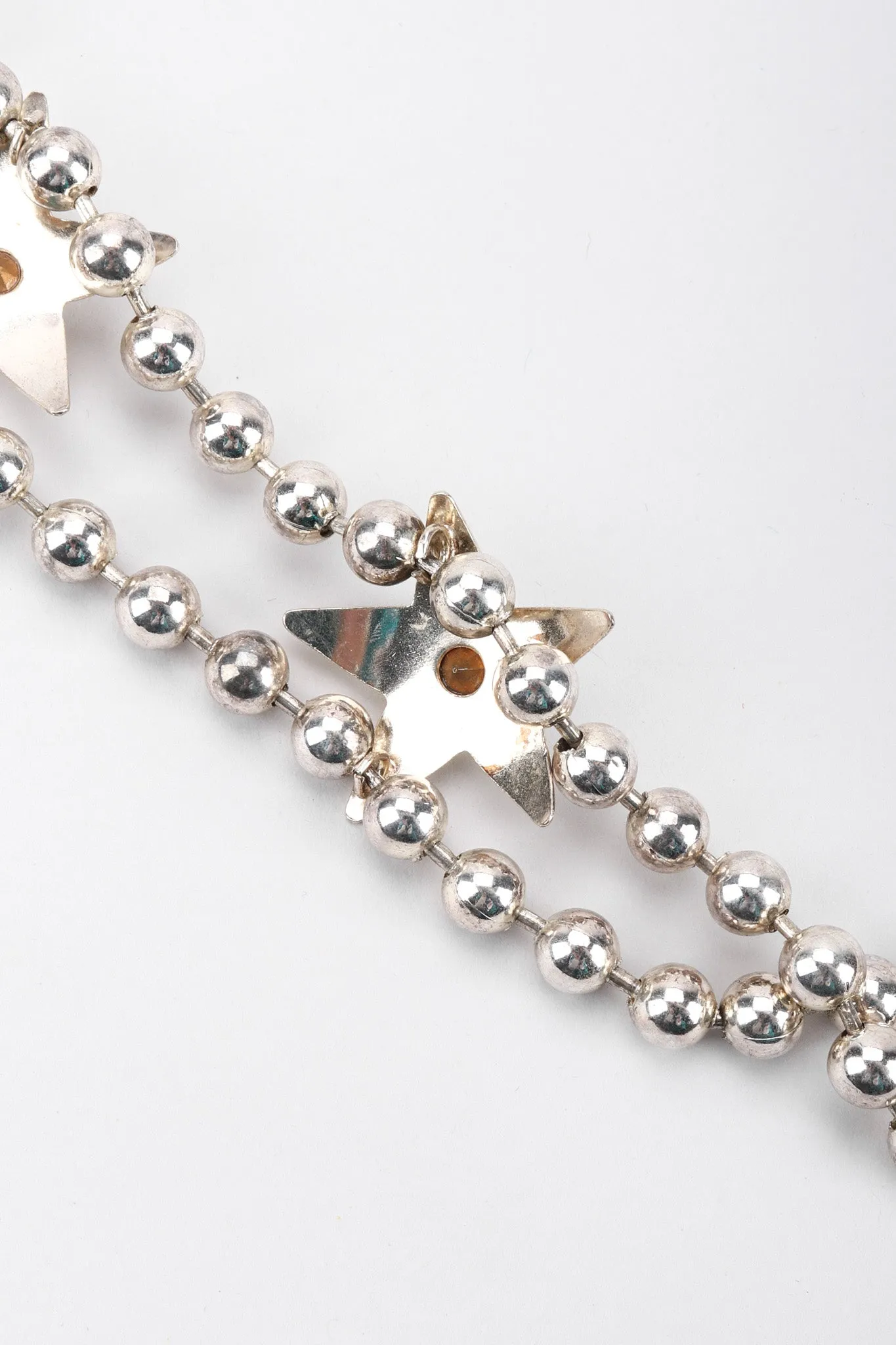Ball Chain Star Necklace