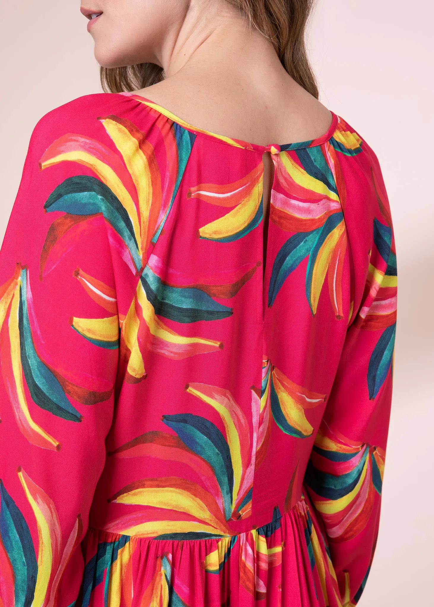 Bananas EcoVero Laurie Mini Dress (Pink)