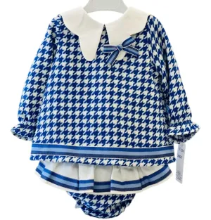 Basmarti Houndstooth Baby Check Dress
