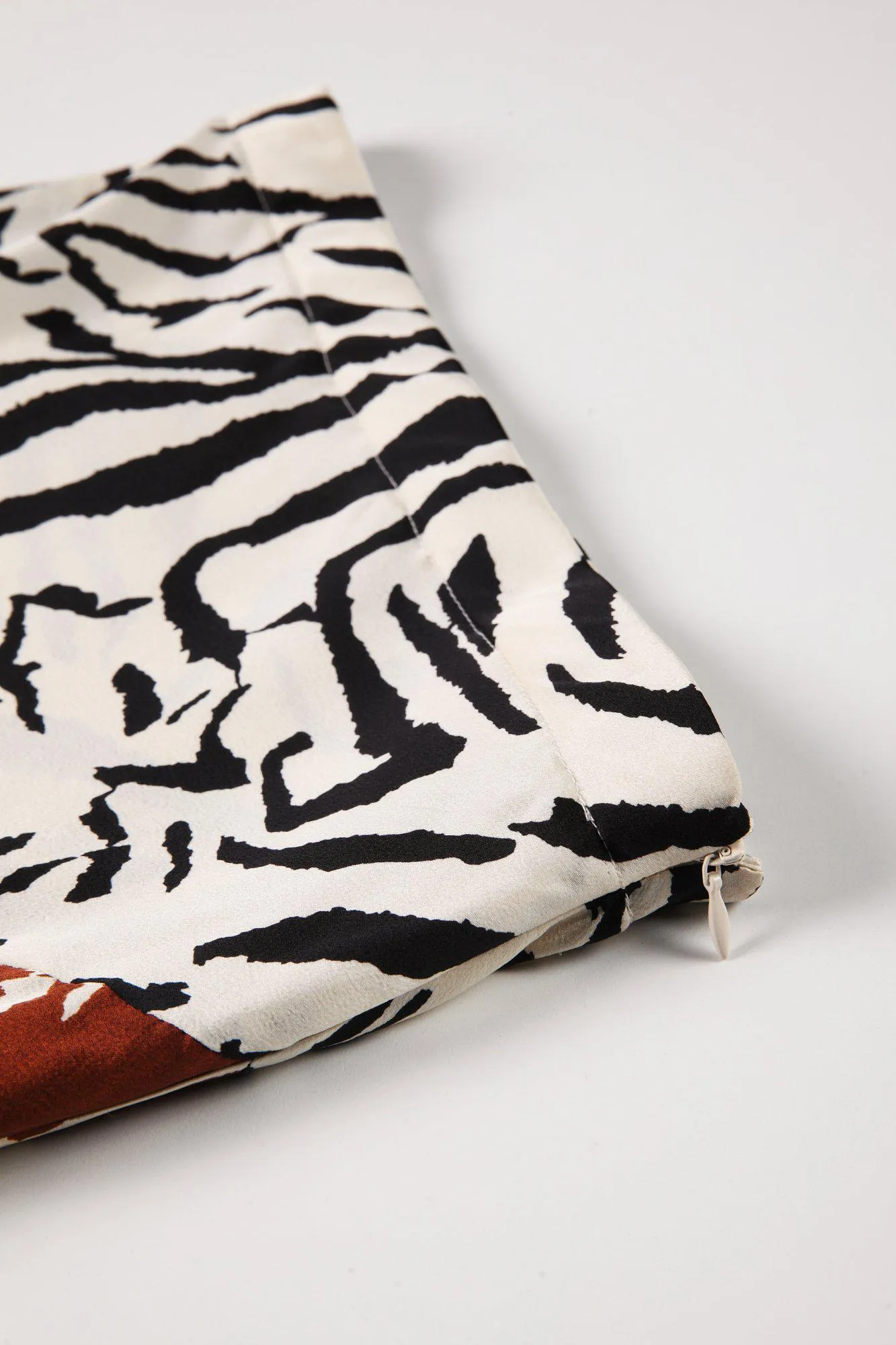 Be Bold Printed Satin Skirt