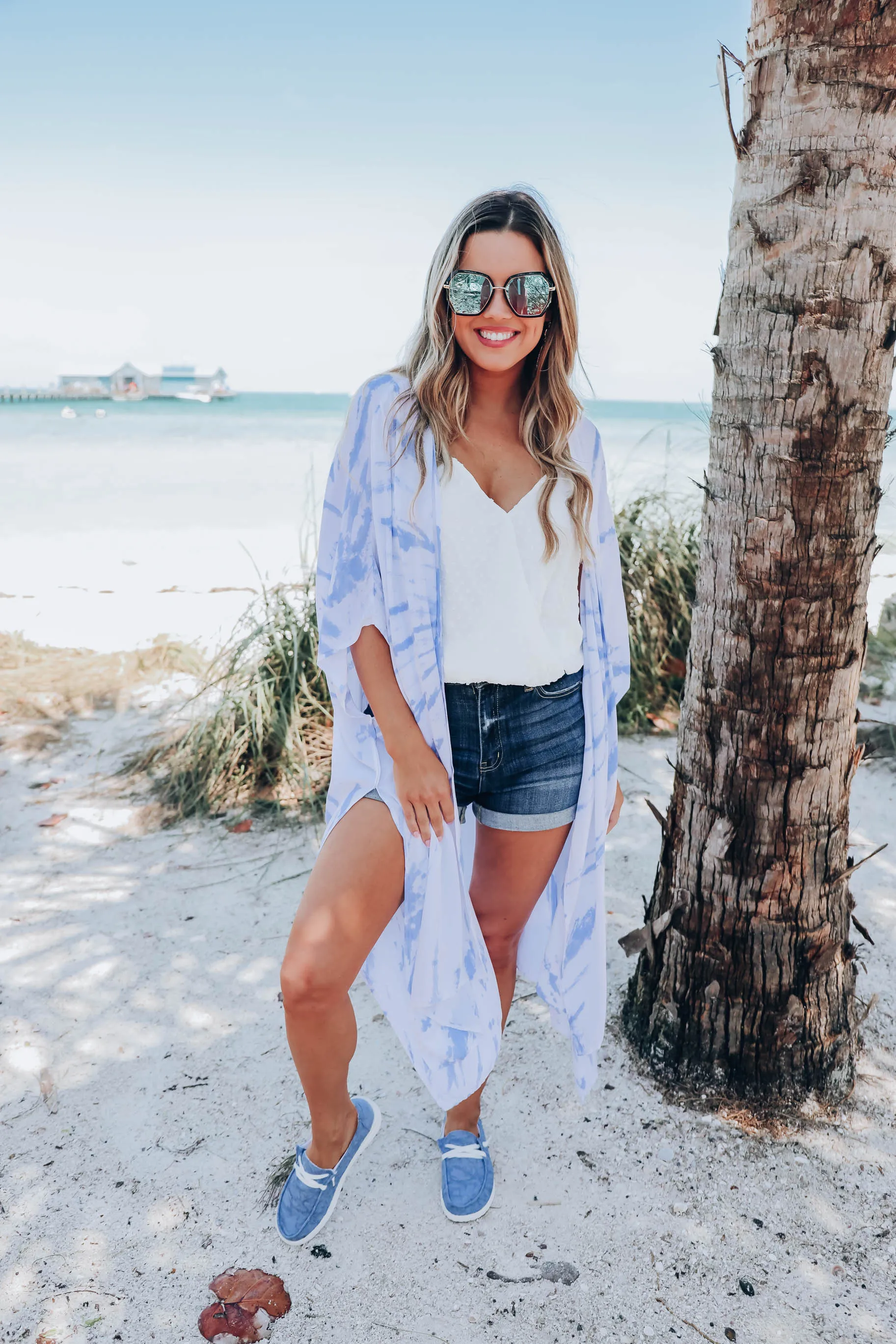 Beach Life Tie Dye Kimono