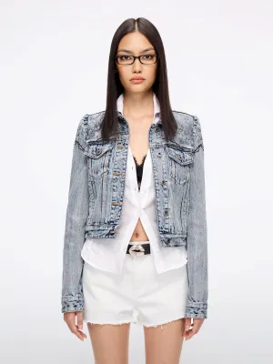 Beaded Denim Jacket