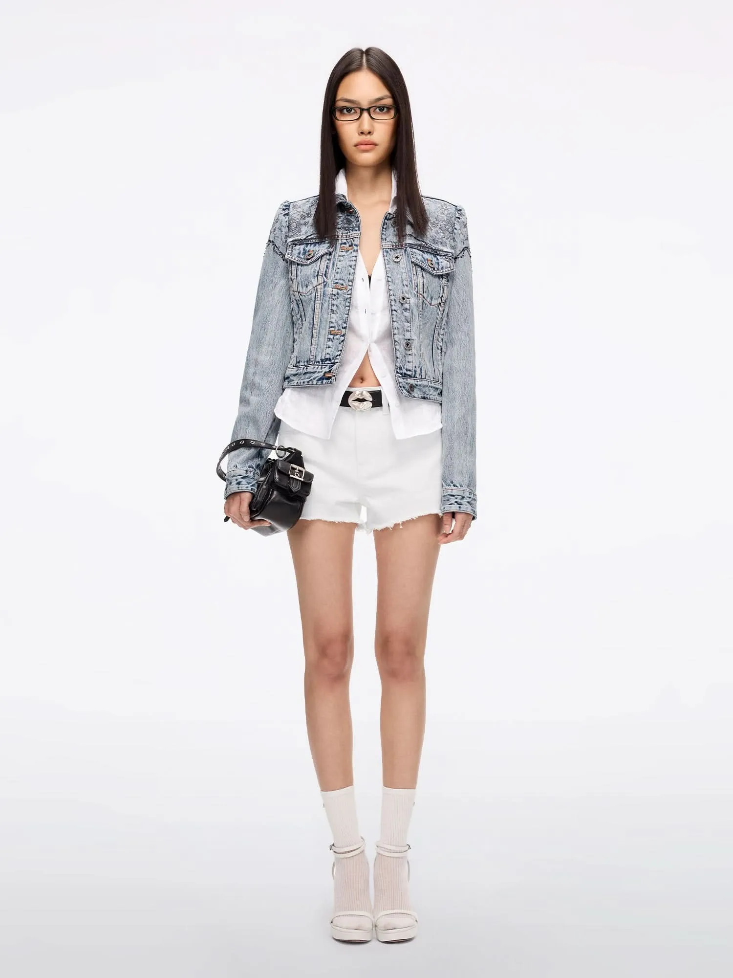 Beaded Denim Jacket
