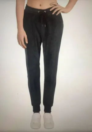 Bebe Sport Yoga Fitness Running Jogger Pants Dark Gray