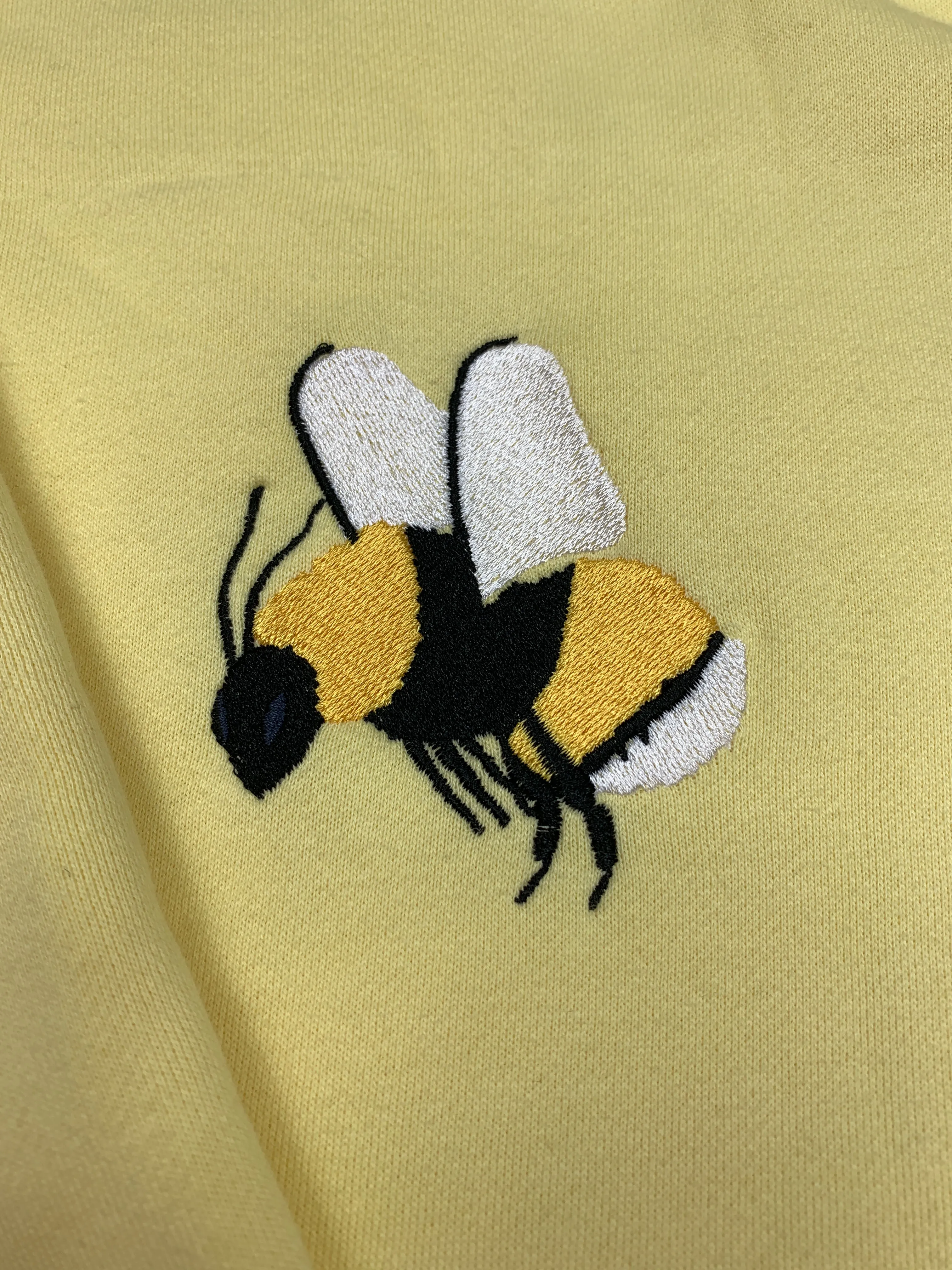 Bee - Light Yellow Heavyweight Hoodie