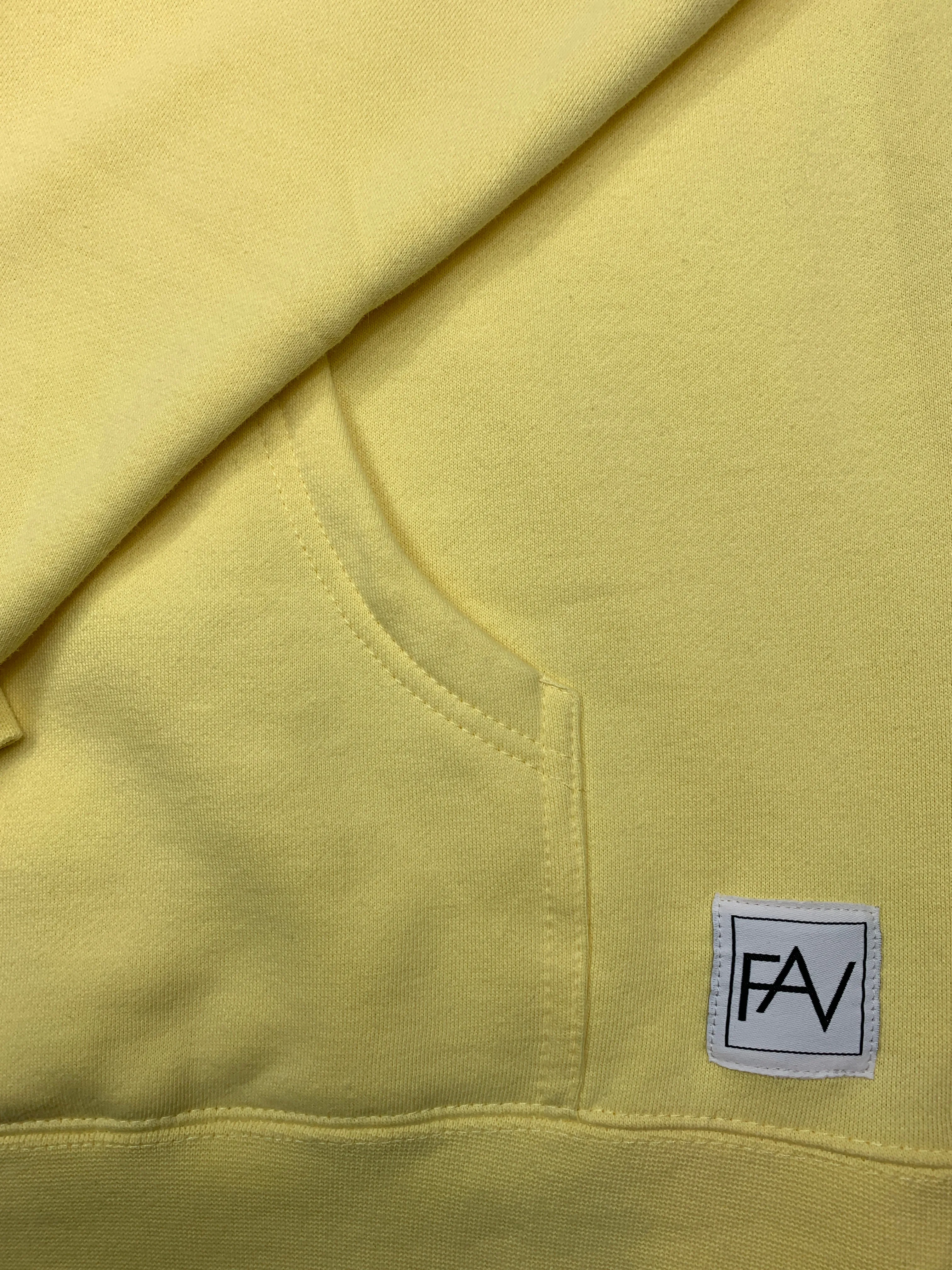 Bee - Light Yellow Heavyweight Hoodie