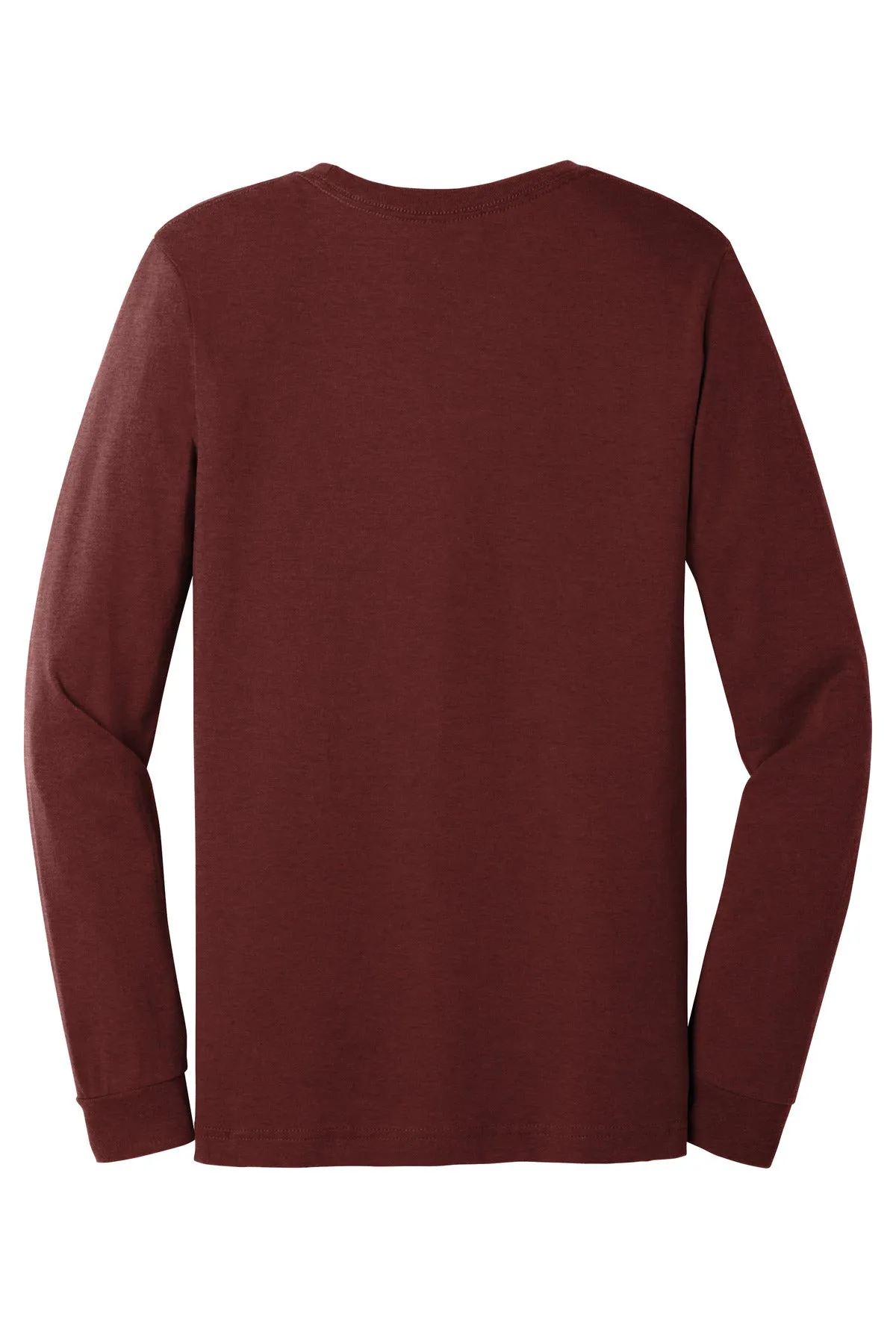 BELLA CANVAS Unisex Heather CVC Long Sleeve Tee BC3501CVC Heather Cardinal