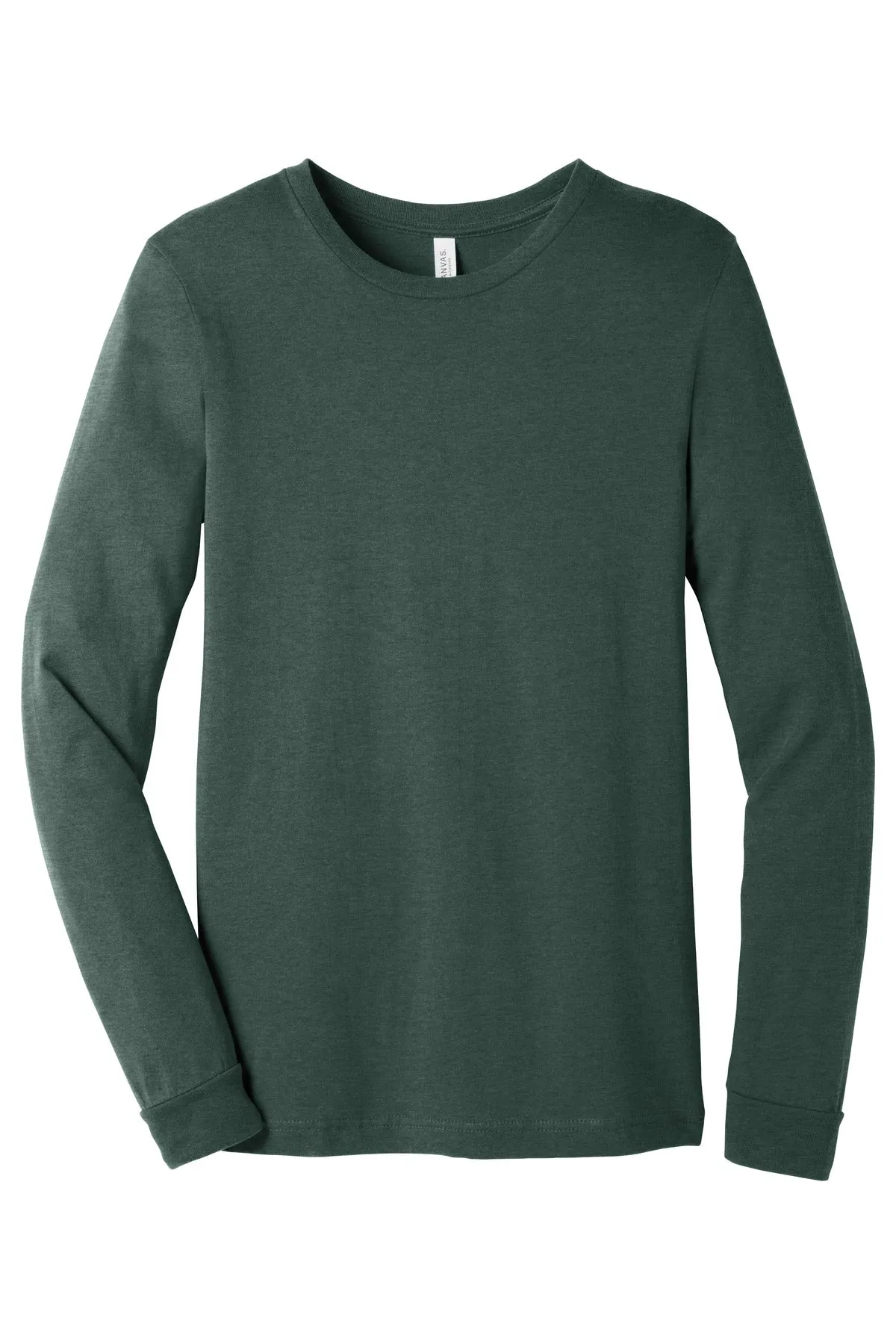 BELLA CANVAS Unisex Heather CVC Long Sleeve Tee BC3501CVC Heather Forest