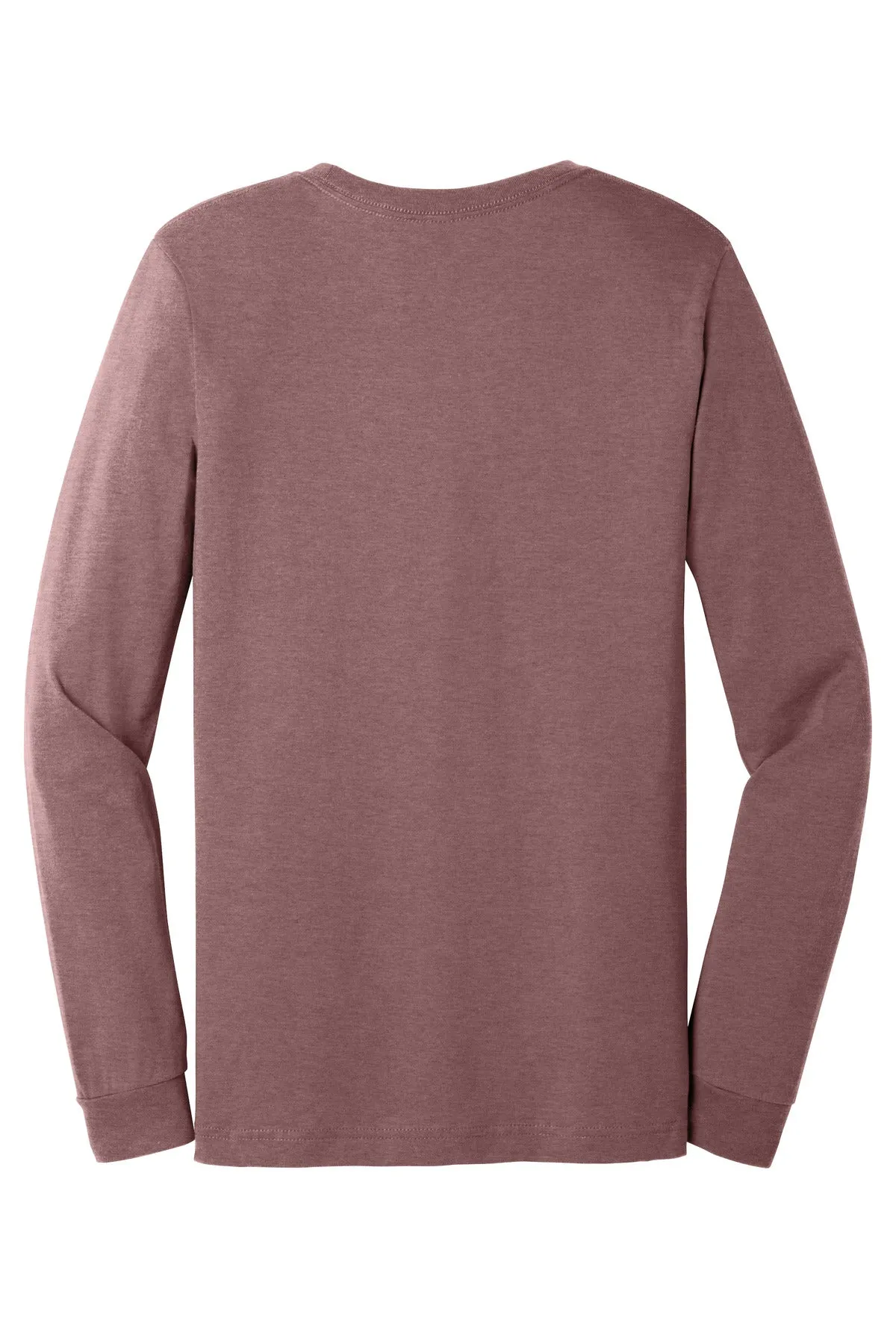 BELLA CANVAS Unisex Heather CVC Long Sleeve Tee BC3501CVC Heather Mauve