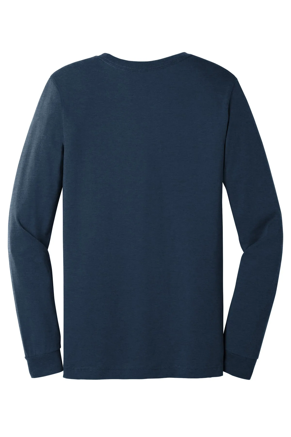BELLA CANVAS Unisex Heather CVC Long Sleeve Tee BC3501CVC Heather Navy