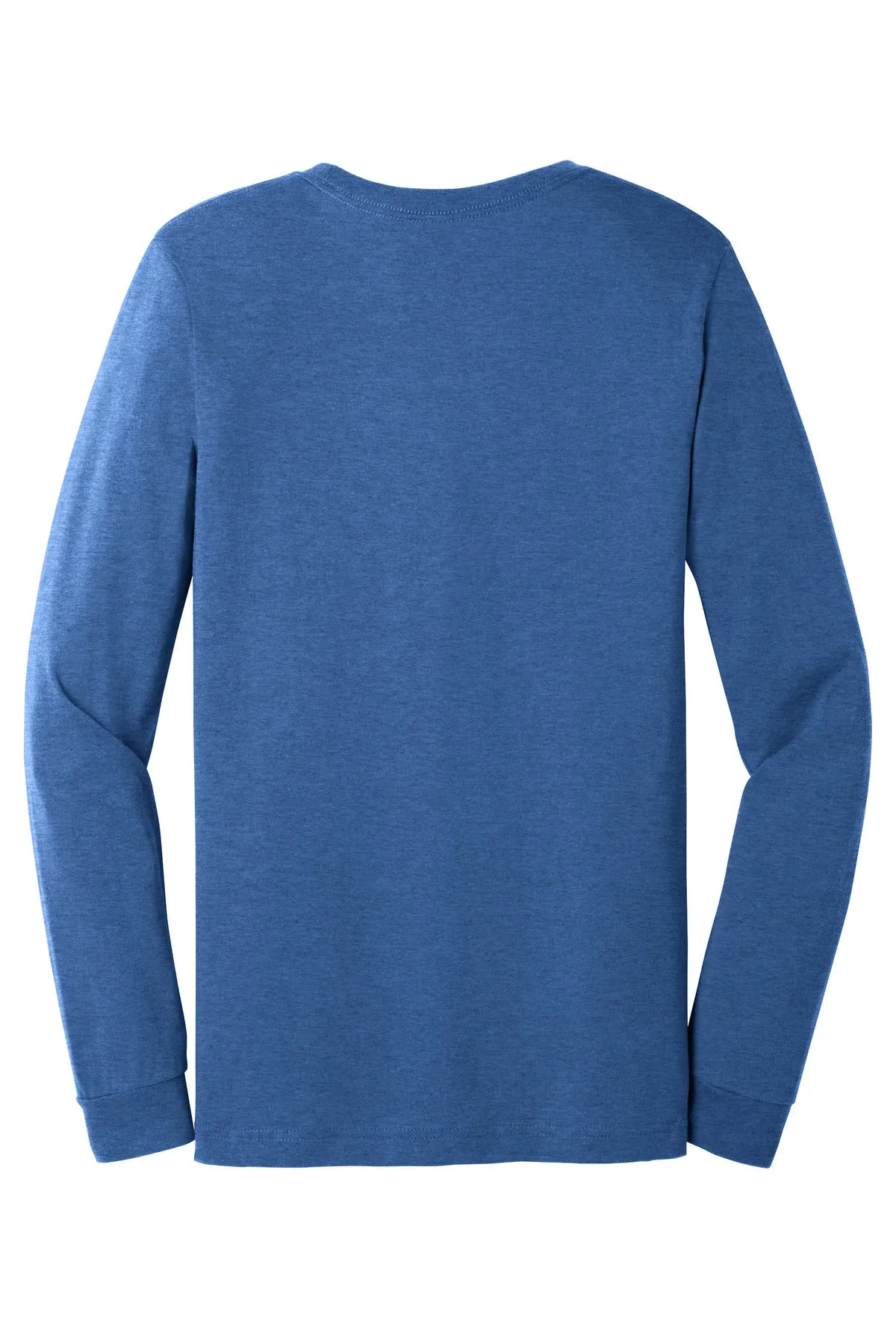 BELLA CANVAS Unisex Heather CVC Long Sleeve Tee BC3501CVC Heather True Royal