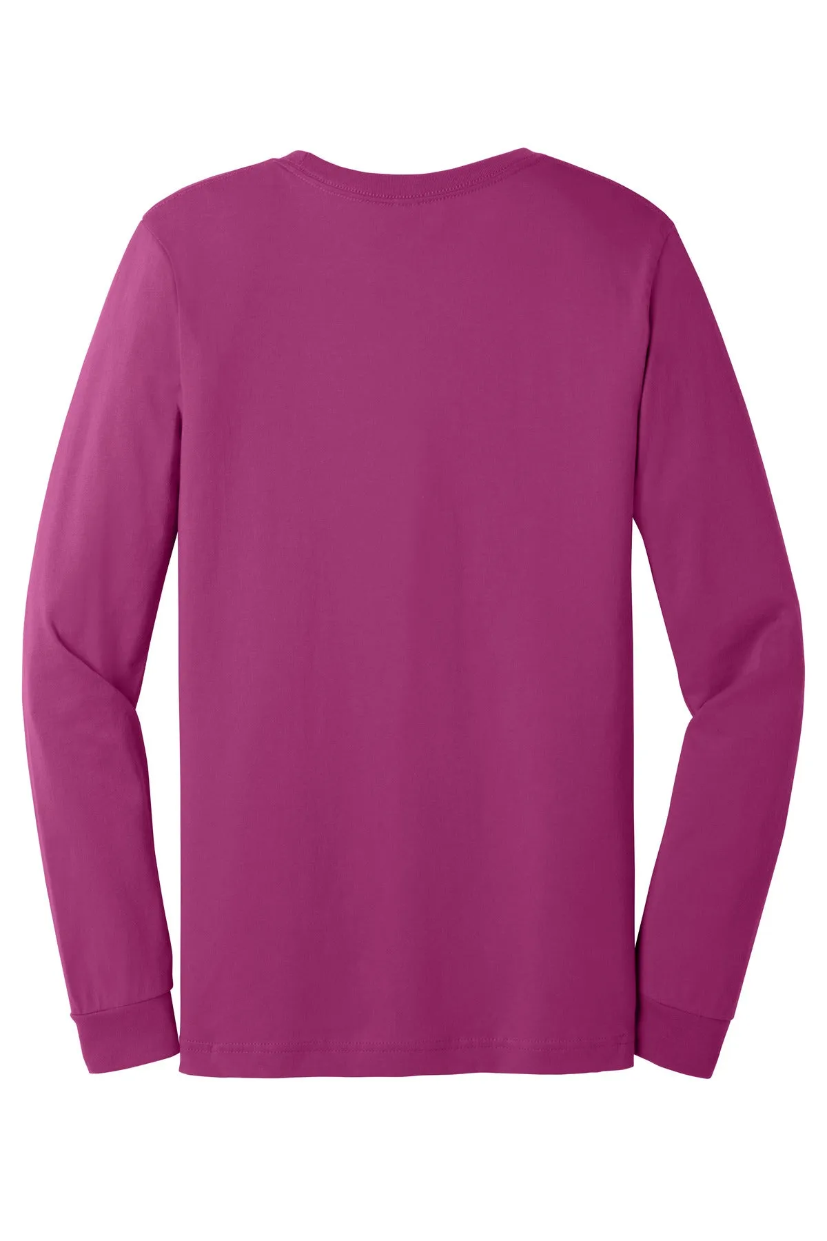 BELLA CANVAS  Unisex Jersey Long Sleeve Tee. BC3501 Berry