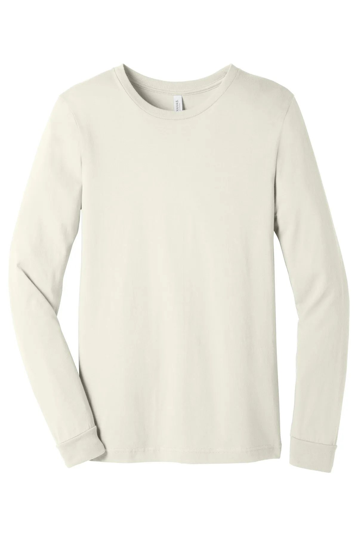 BELLA CANVAS  Unisex Jersey Long Sleeve Tee. BC3501 Natural
