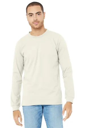 BELLA CANVAS  Unisex Jersey Long Sleeve Tee. BC3501 Natural
