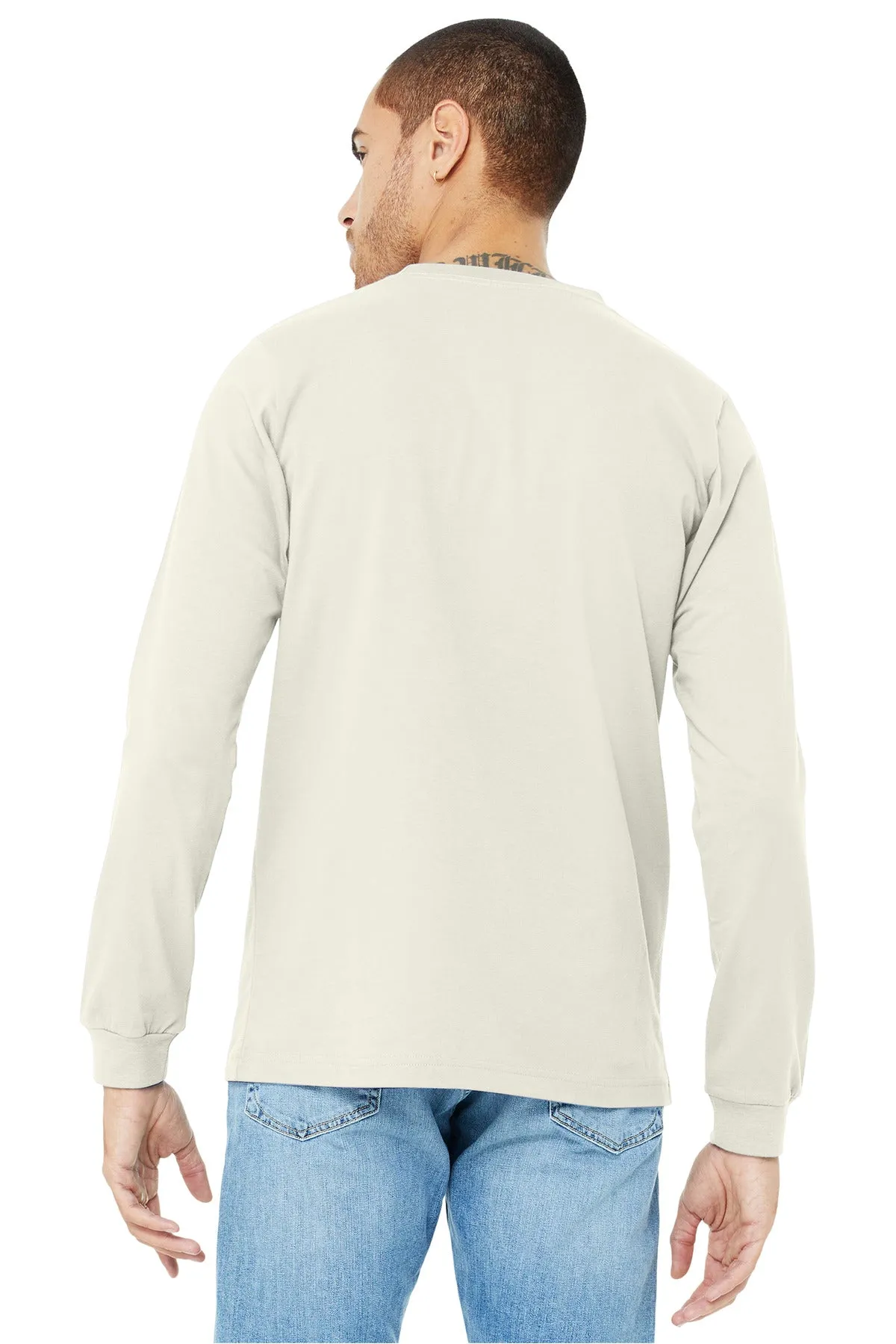 BELLA CANVAS  Unisex Jersey Long Sleeve Tee. BC3501 Natural