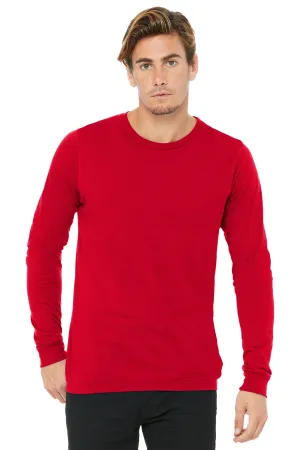BELLA CANVAS  Unisex Jersey Long Sleeve Tee. BC3501 Red