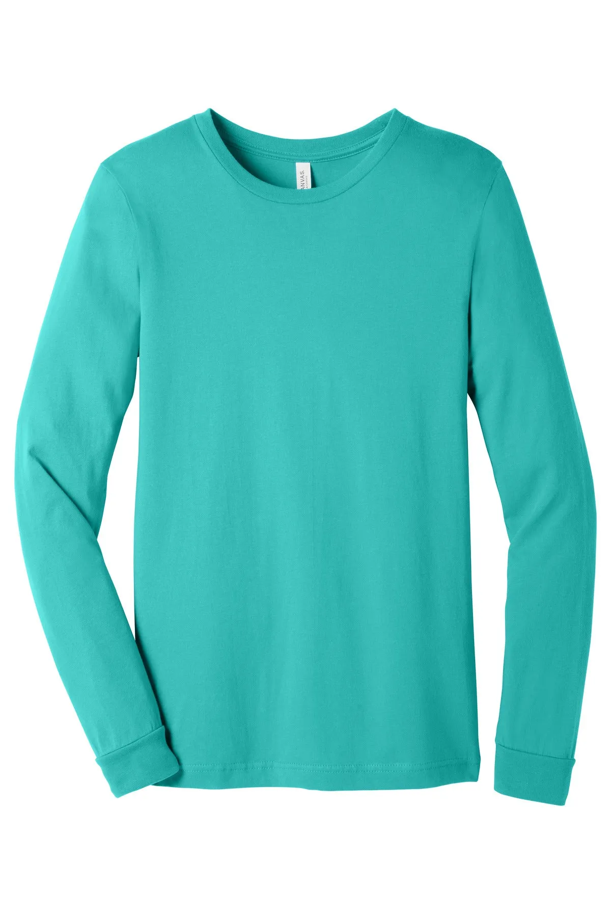 BELLA CANVAS  Unisex Jersey Long Sleeve Tee. BC3501 Teal