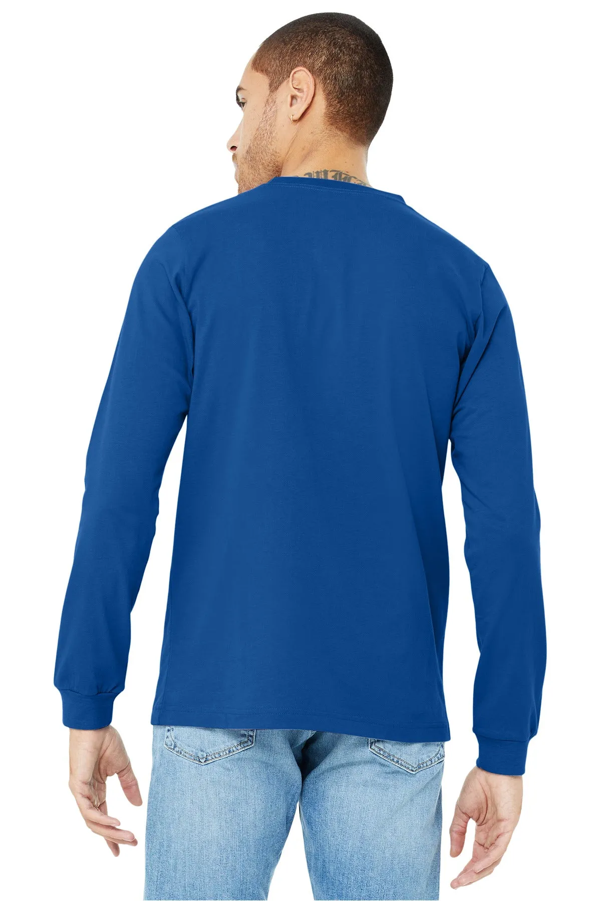 BELLA CANVAS  Unisex Jersey Long Sleeve Tee. BC3501 True Royal