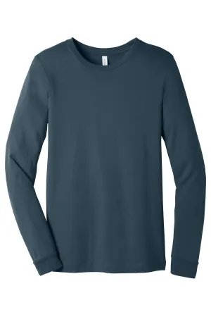 BELLA CANVAS  Unisex Jersey Long Sleeve Tee. BC3501 Vintage Navy