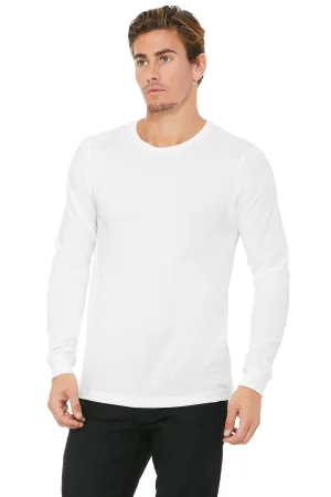 BELLA CANVAS  Unisex Jersey Long Sleeve Tee. BC3501 White