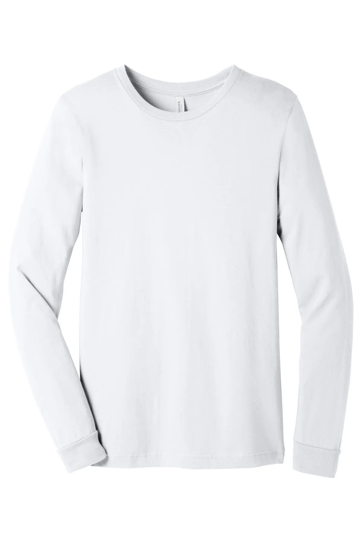 BELLA CANVAS  Unisex Jersey Long Sleeve Tee. BC3501 White
