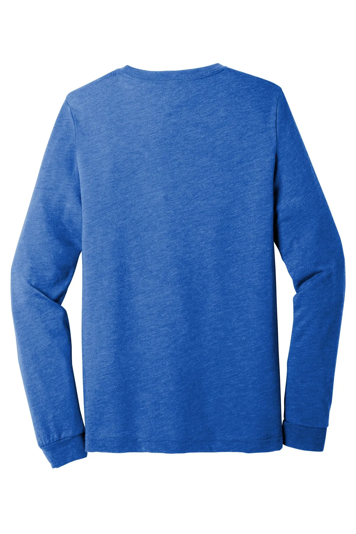 BELLA CANVAS Unisex Triblend Long Sleeve Tee BC3513 True Royal Triblend