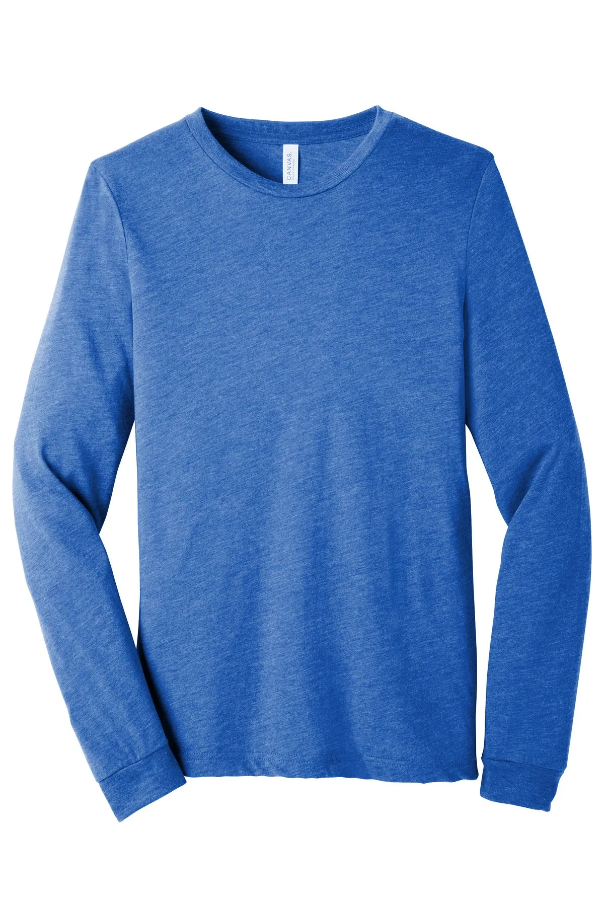 BELLA CANVAS Unisex Triblend Long Sleeve Tee BC3513 True Royal Triblend