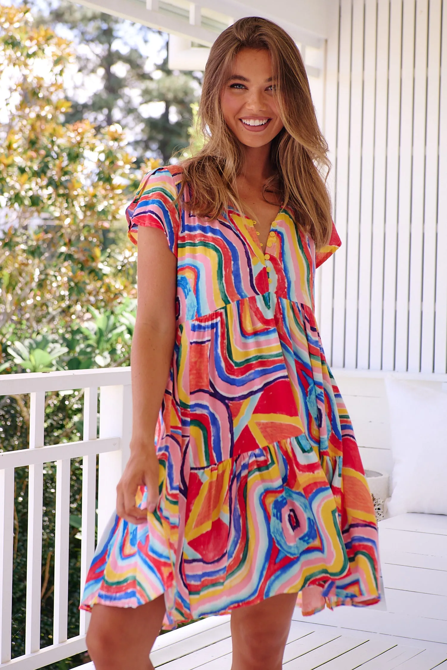 Bergamo Print Tracey Dress