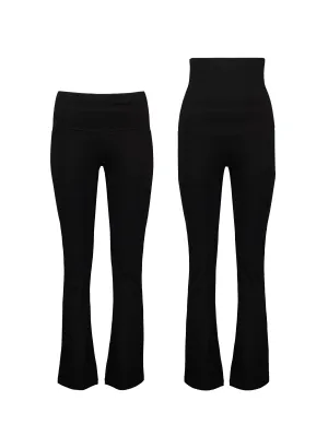 Bibii LENZING™ ECOVERO™ Flared Leggings | Caviar Black