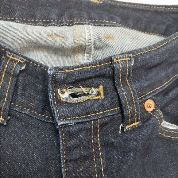 BILLIAM Women's Jeans Custom Handmade GVL SC Low Rise Dark Wash sz 4/6
