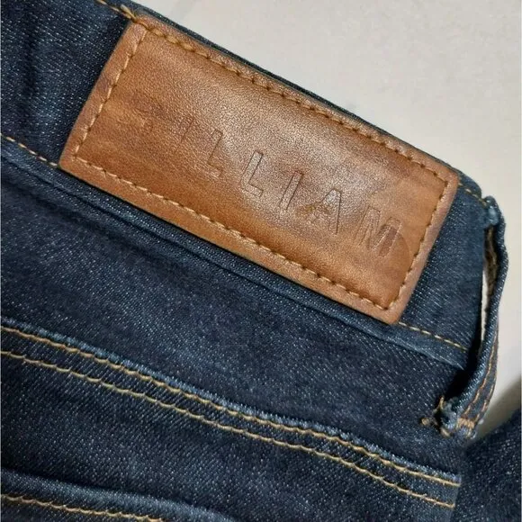 BILLIAM Women's Jeans Custom Handmade GVL SC Low Rise Dark Wash sz 4/6