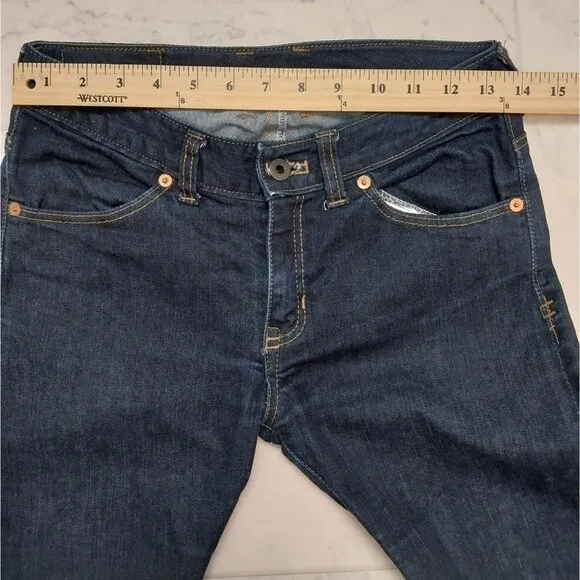 BILLIAM Women's Jeans Custom Handmade GVL SC Low Rise Dark Wash sz 4/6