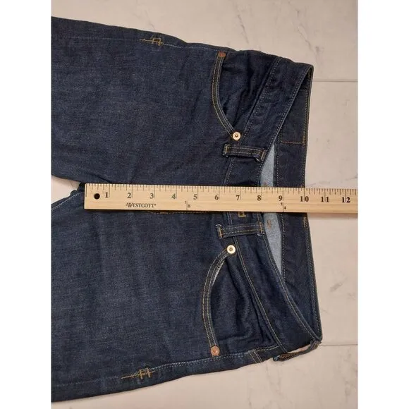 BILLIAM Women's Jeans Custom Handmade GVL SC Low Rise Dark Wash sz 4/6