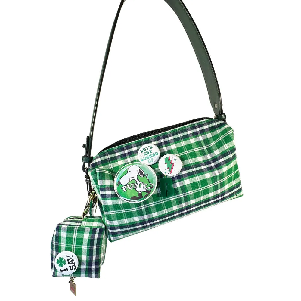 Billie Plaid Midi Boxie Bag