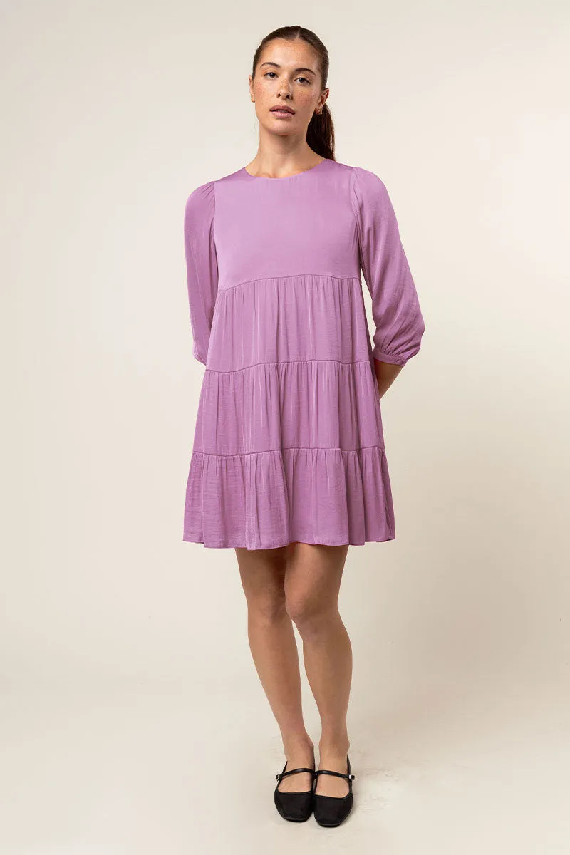 Billowy Tiered Babydoll Dress