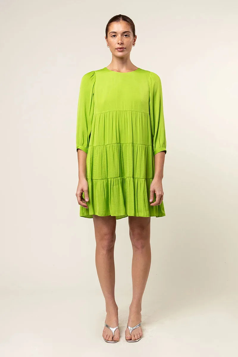 Billowy Tiered Babydoll Dress