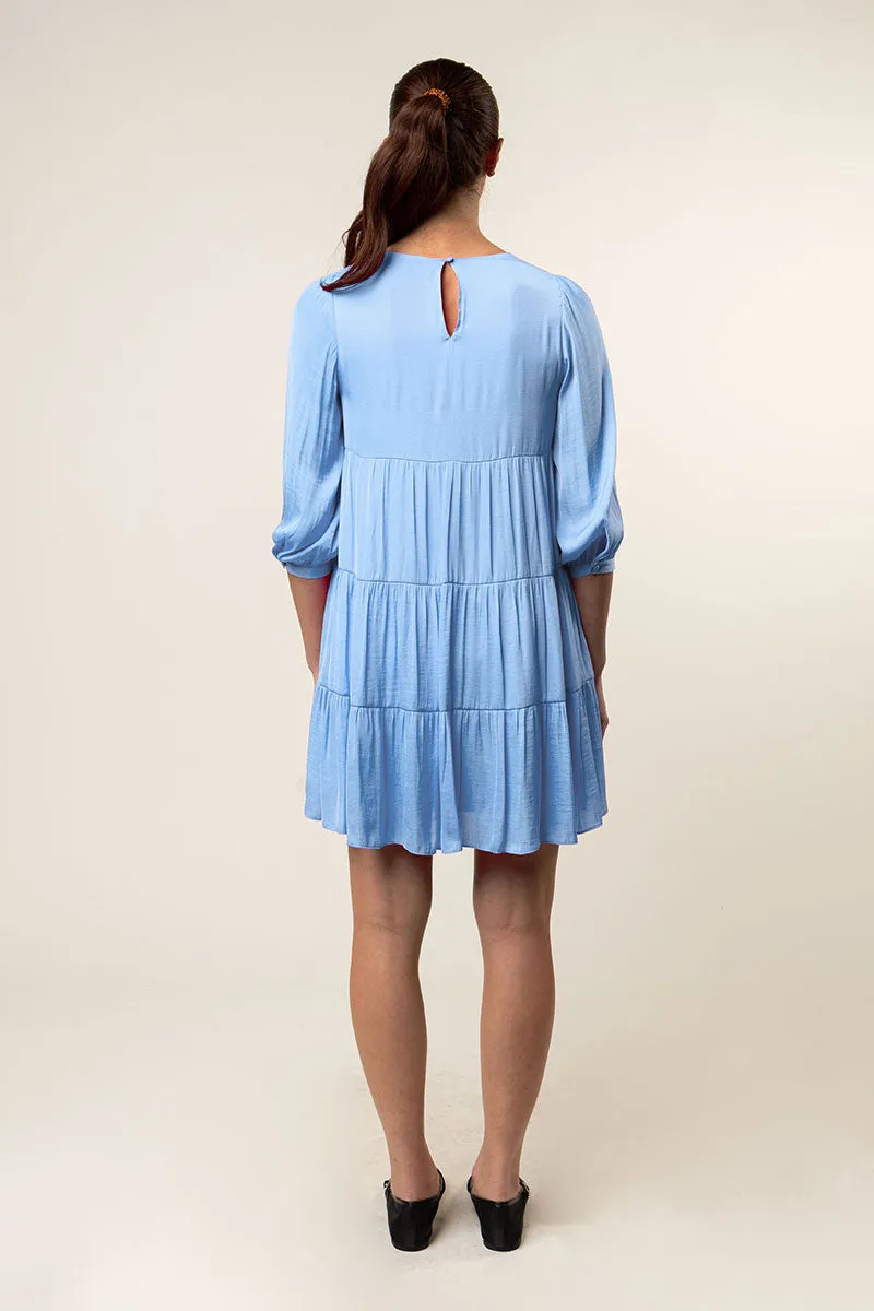 Billowy Tiered Babydoll Dress
