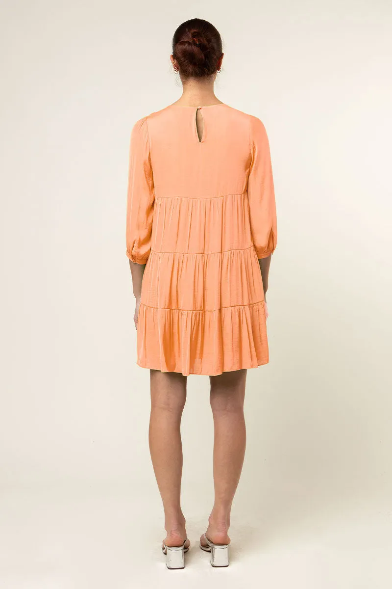 Billowy Tiered Babydoll Dress