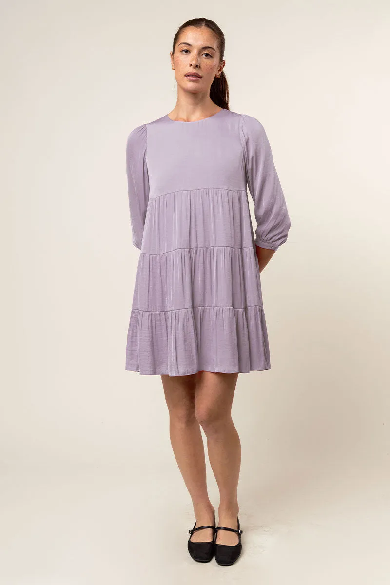 Billowy Tiered Babydoll Dress