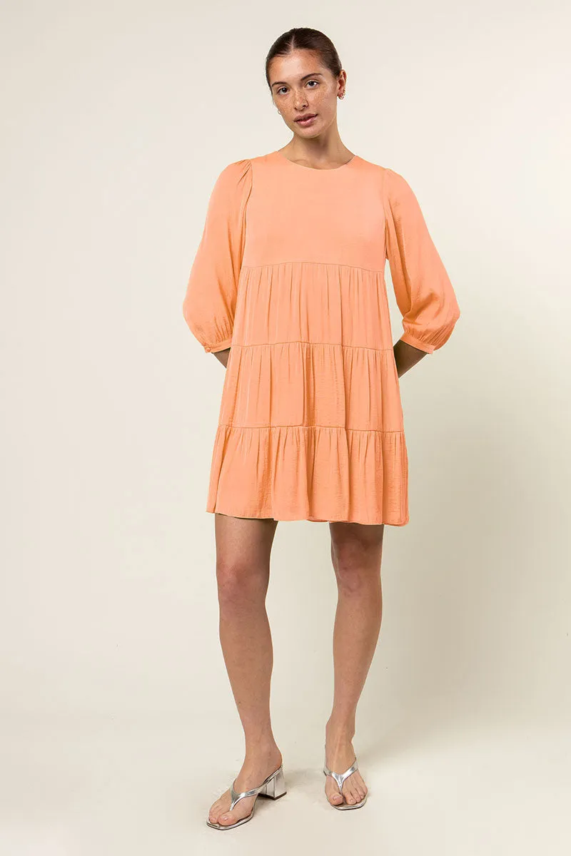 Billowy Tiered Babydoll Dress