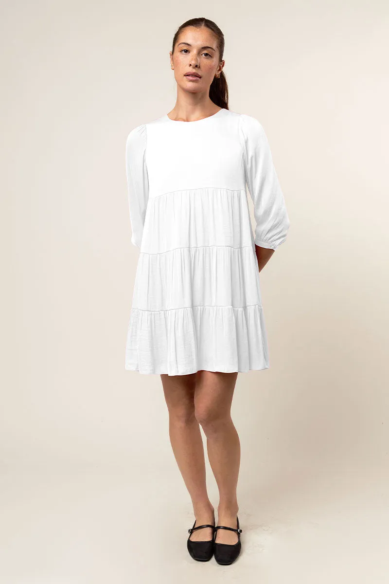 Billowy Tiered Babydoll Dress