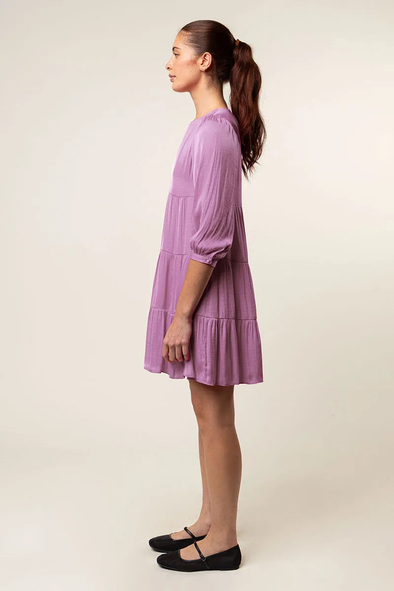 Billowy Tiered Babydoll Dress