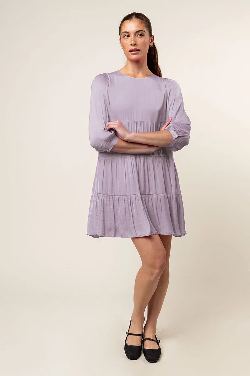Billowy Tiered Babydoll Dress