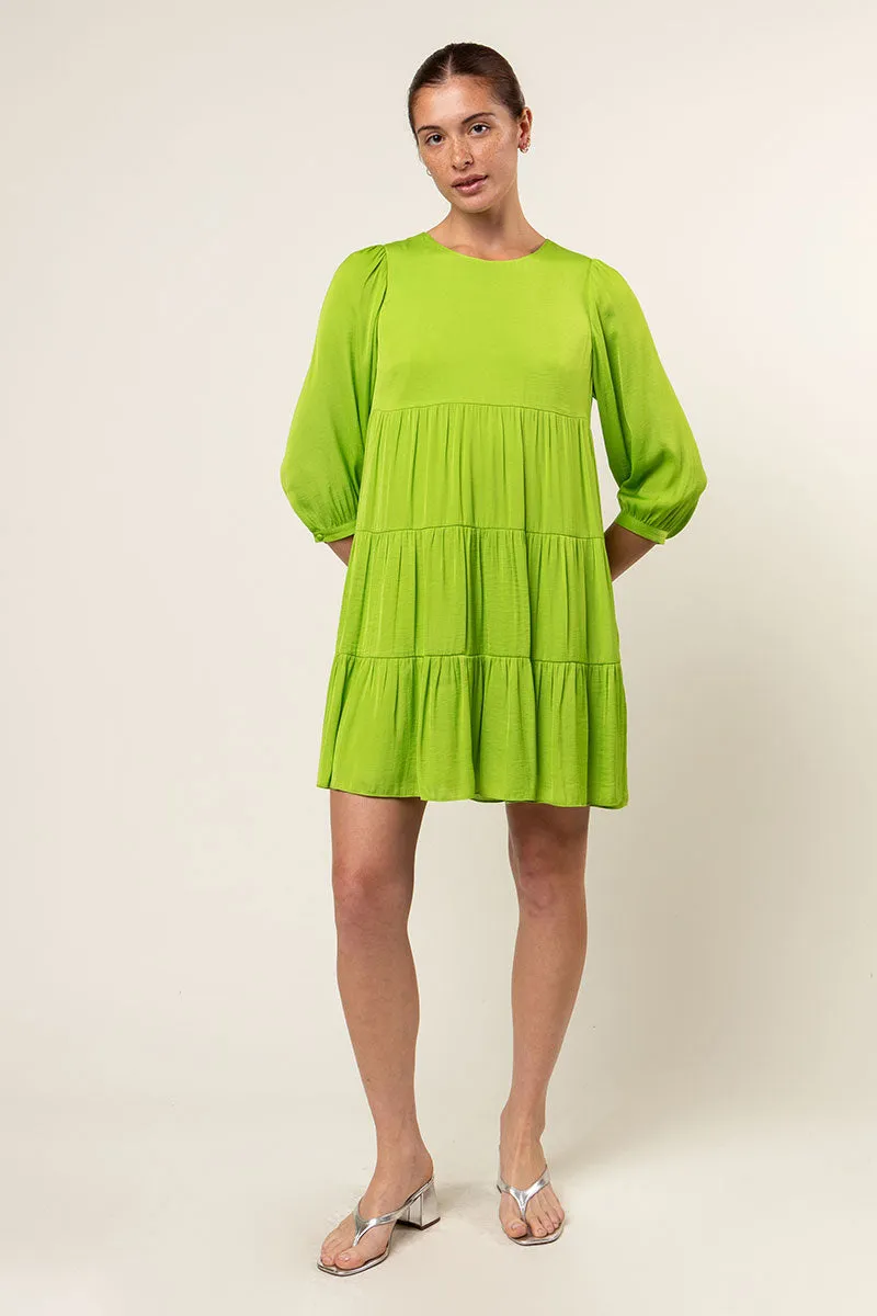 Billowy Tiered Babydoll Dress