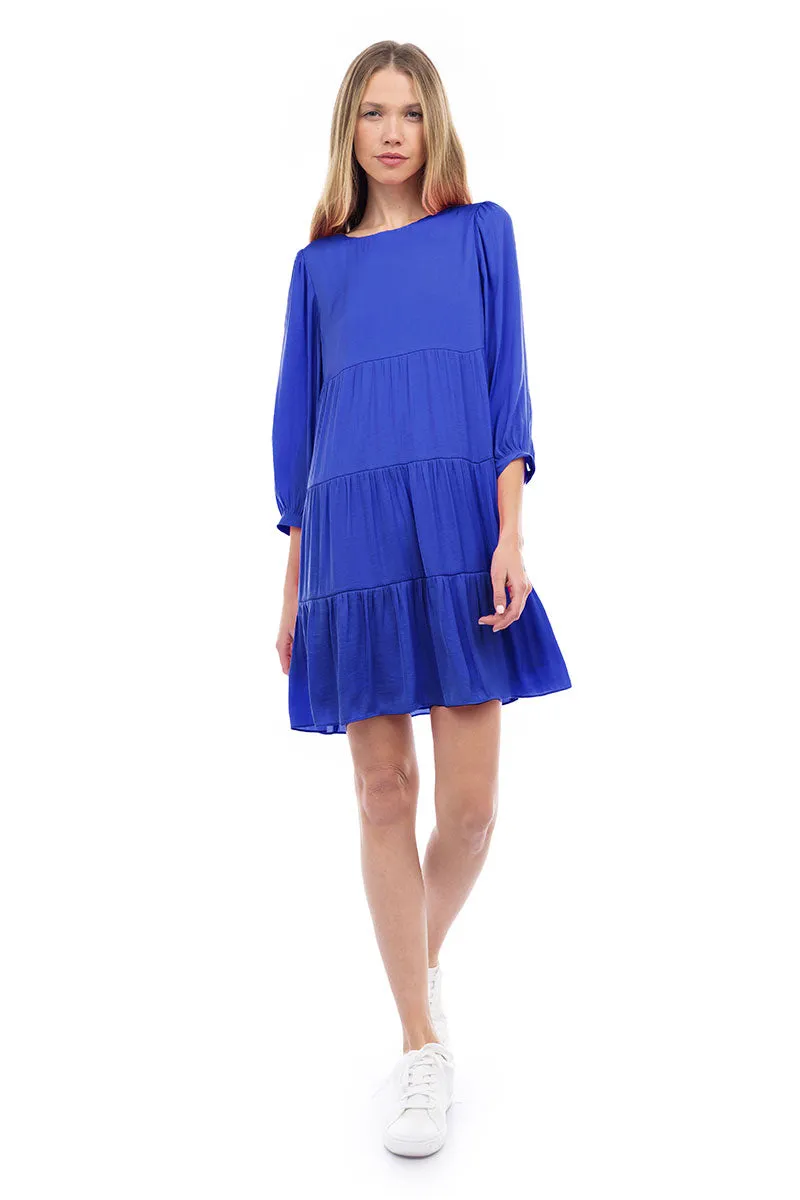 Billowy Tiered Babydoll Dress